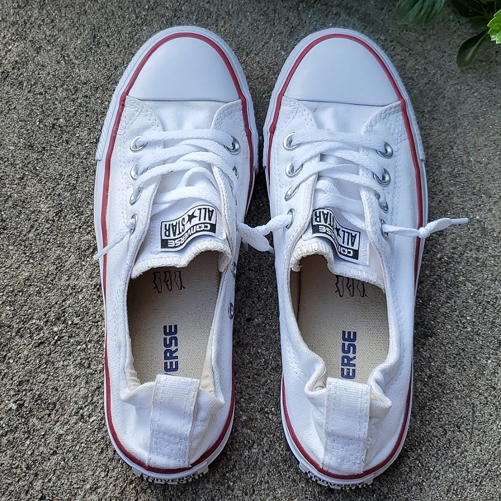 White Converse Shoreline - Picture 3 of 4